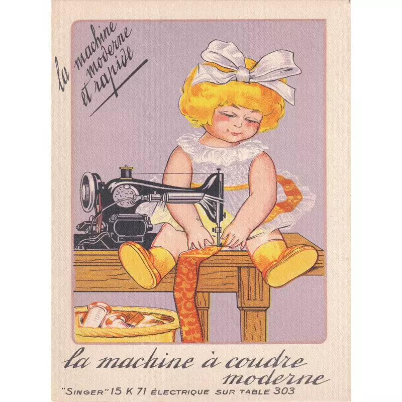 affiches de couture vintage