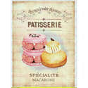 Lot De 4 Posters A4 Desserts Pour Cuisine - Style Vintage, Cupcakes, Milkshake, Décoration Murale Sans Cadre - 11