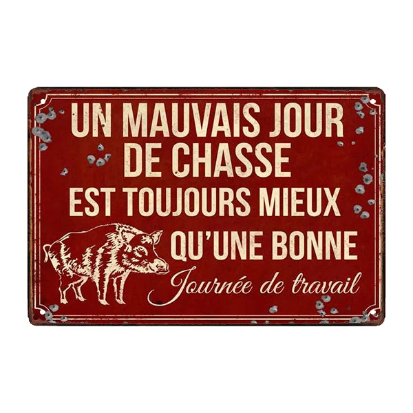 Plaque Métal Décorative Winchester 30 X 20 Cm - Neuve