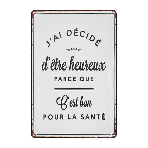 Fabulous Mug en métal émaille Citations Einstein la Vie c'Est Comme une