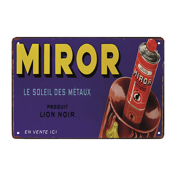 Plaque Publicitaire Miror