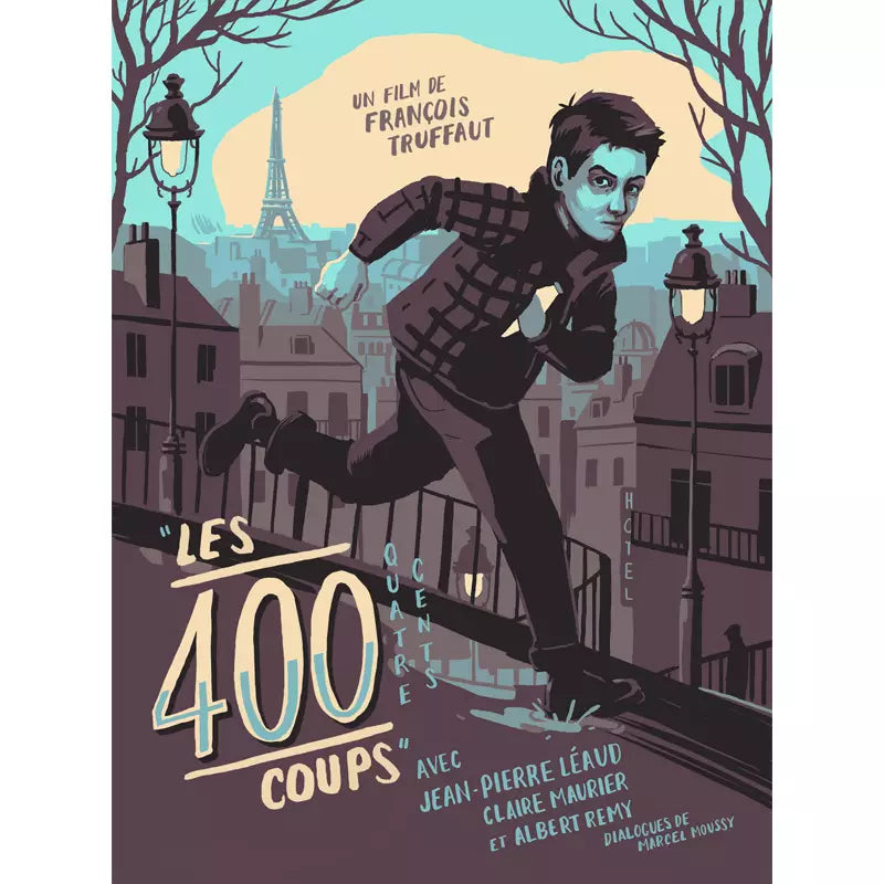 Poster The 400 Blows Plan te Vintage poster-the-400-blows-plan-te-vintage
