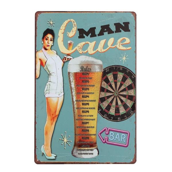 Plaque émaillée Vintage Bière Liesinger Vienne - 70x50 Cm, Autriche, Occasion