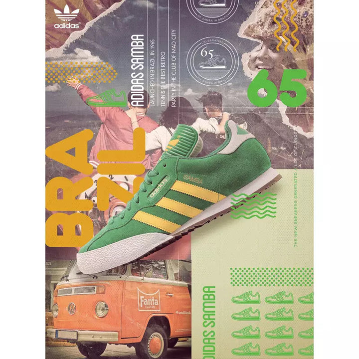 Vintage Adidas Poster Planète Vintage - Main Image