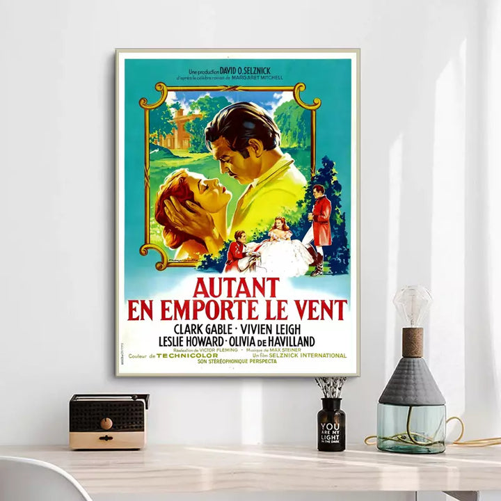 PostersAndCo ™ Autant en EMPORTE Le Vent Film Rcuf - Poster/Reproduction HQ 50x70cm d'une Affiche Cinema PostersAndCo ™ Autant en EMPORTE Le Vent Film Rcuf - Poster/Reproduction HQ 50x70cm d'une Affiche Cinema