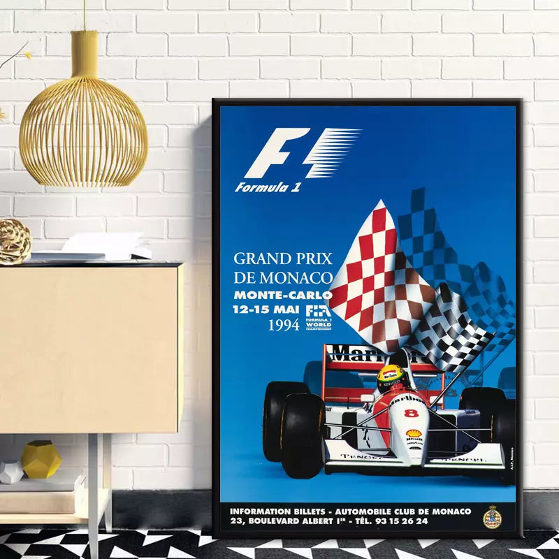 Affiche du Grand Prix de Monaco 1993 | millésime