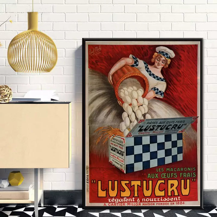 Affiche Vintage Jeu De L'Oie Père Lustucru - 50x70cm