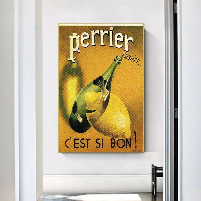 Poster Vintage Publicité Peinture Valentine - Format 50x70 Cm - Neuf Sous Tube