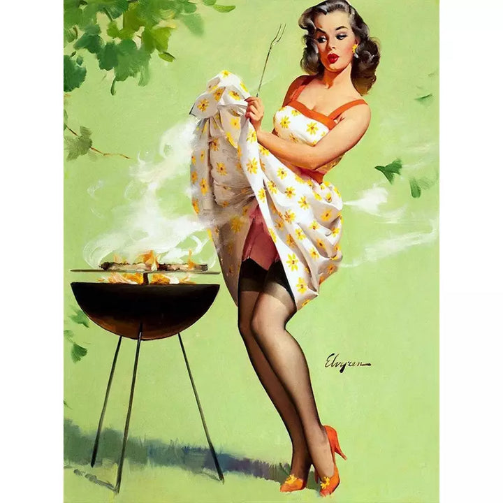 PIN UP Ruhp-POSTER HQ 40x60cm d'une AFFICHE VINTAGE