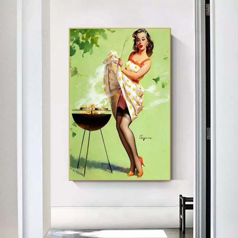 PIN UP Rvyl - POSTER HQ 50x70cm d'une AFFICHE VINTAGE PIN UP Rvyl - POSTER HQ 50x70cm d'une AFFICHE VINTAGE