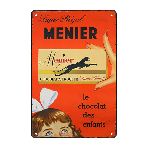 MAGNET EMAILLE CHOCOLAT MENIER MAGNET EMAILLE CHOCOLAT MENIER