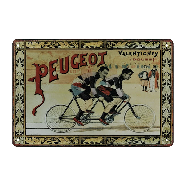 Peugeot Tandem Bicycle Frame Stickers - Decals - N.27