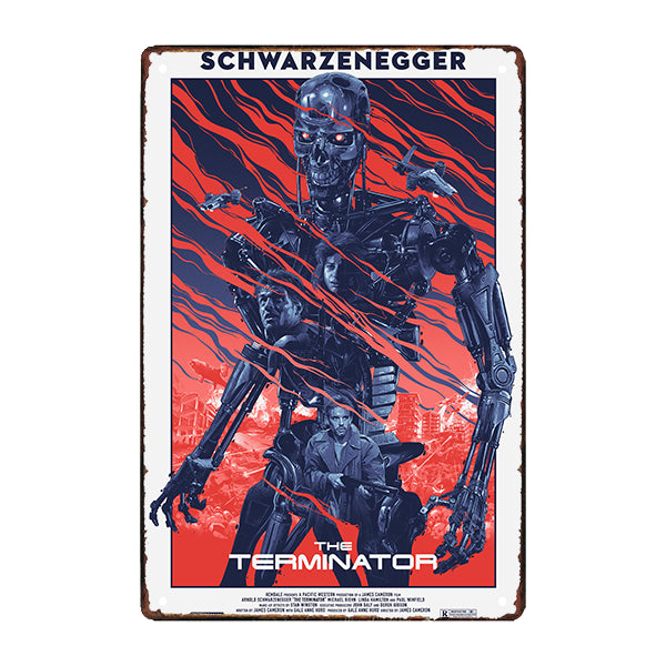 Terminator Metal Sign | Vintage Planet | Planète Vintage