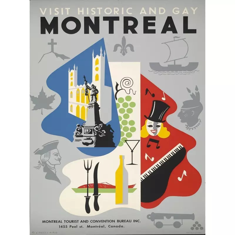 Poster Vintage Montréal | Planète Vintage