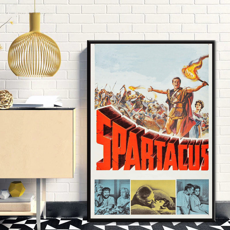Affiche Film SPARTACUS – Poster HQ 50x70cm, Cinéma, Neuf Sous Emballage