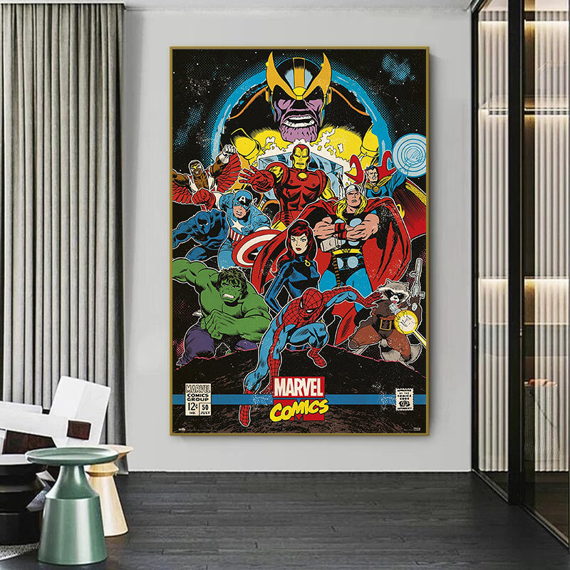 Affiche Avengers Vintage