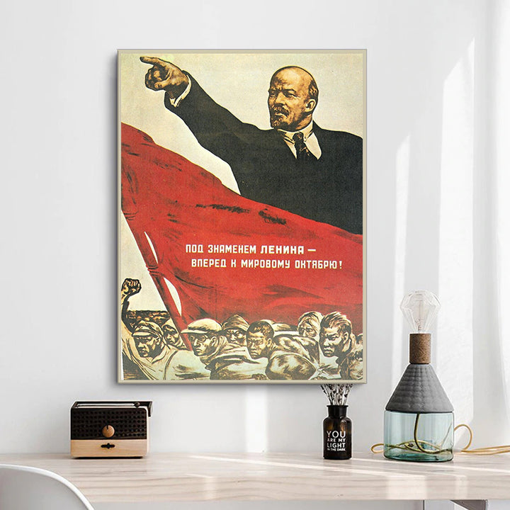 Lenin Propaganda Poster | Planète Vintage