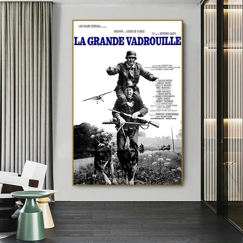 Photo Du Film La Grande Vadrouille - Noir Et Blanc 42x60 Cm - Neuf - France