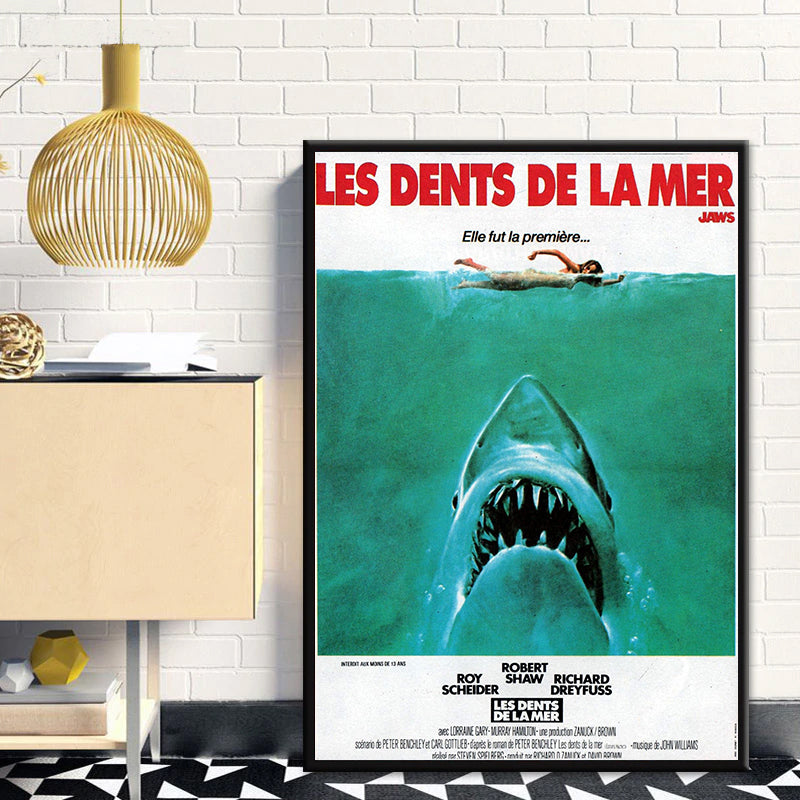 Affiche du film Les Dents de la Mer - Duwart - Affiche originale