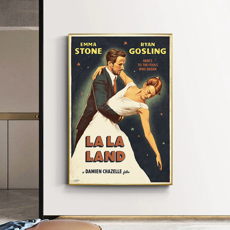 Affiche Du Film La La Land - Reproduction Qualité Premium - Plusieurs Formats (42x60cm, Etc.) - Papier Satiné 190g/m²