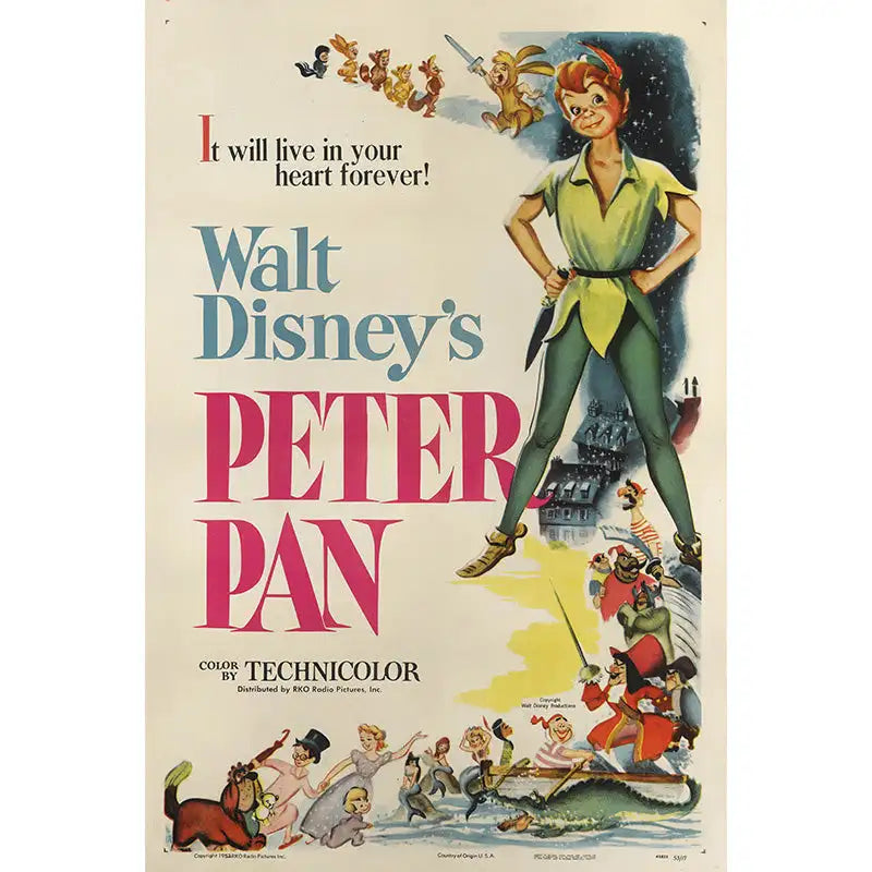 Affiche Peter Pan | Planète Vintage