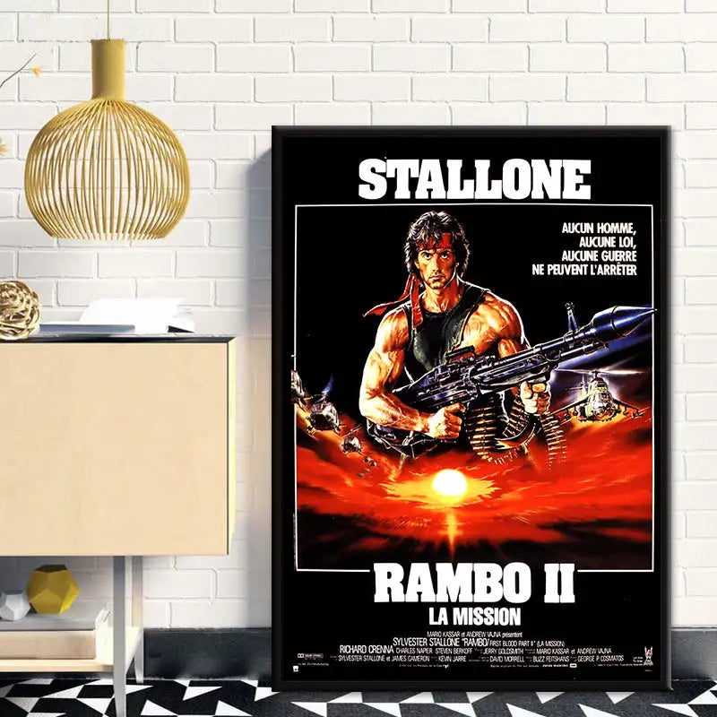 Affiche film Rambo 1 - Tableau cinéma