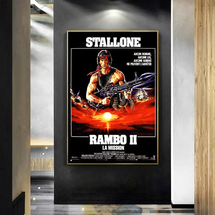 Rambo 2 Plakat Rambo: First Blood Part II (1985) Original Movie Poster