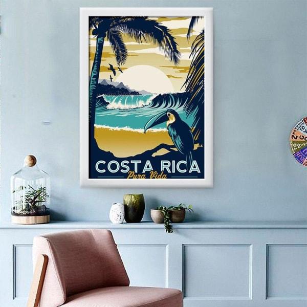 Affiche Costa Rica | Planète Vintage