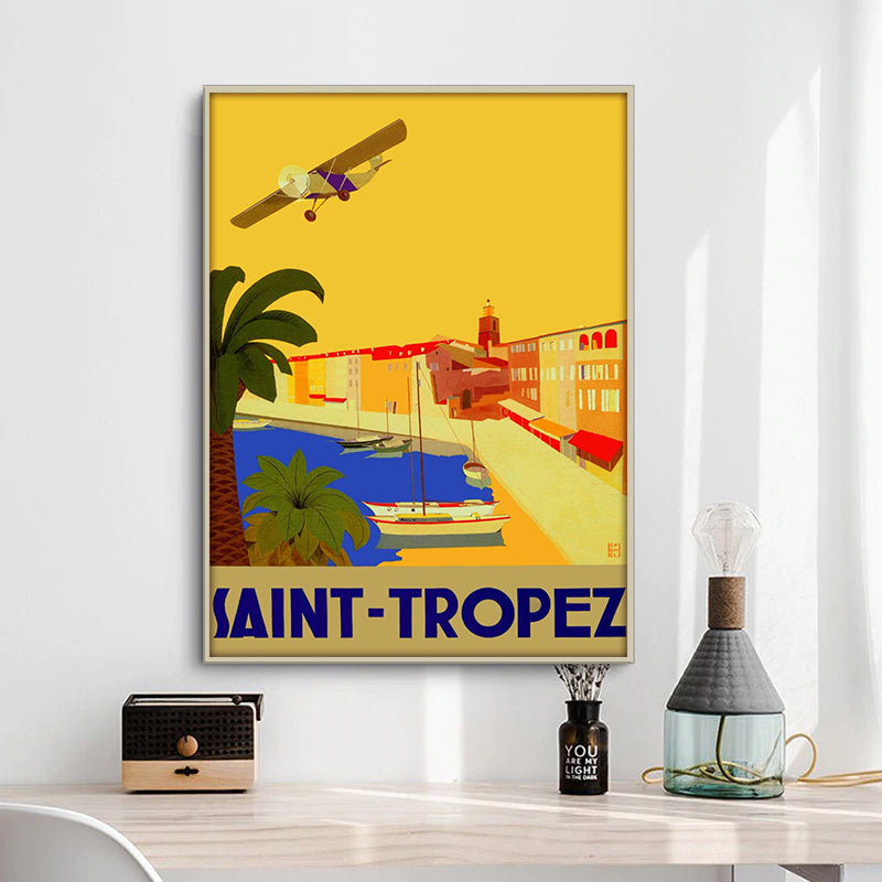 Affiche Vintage Saint-Tropez | Planète Vintage