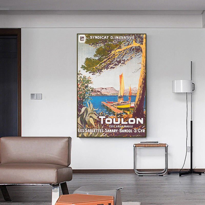 Affiche Vintage Toulon | Planète Vintage