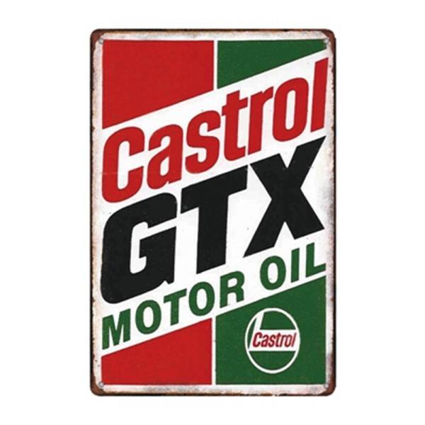 Castrol Enameled Plate | Planète Vintage