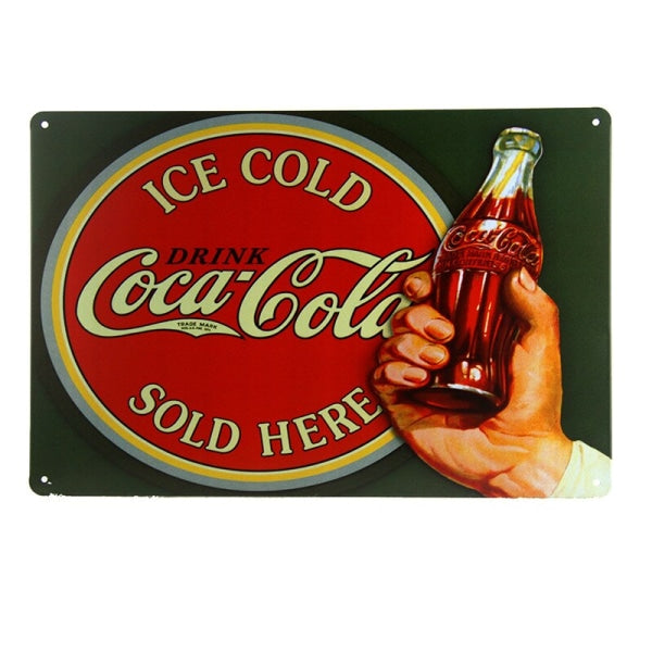 Coca-Cola Retro Metal Sign | Planète Vintage
