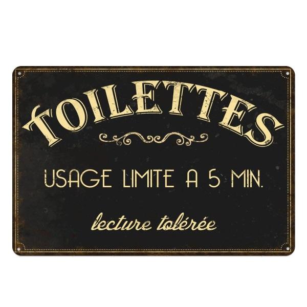 Targa In Metallo Vintage ‘Regole Del Bagno’ – 20,3x30,5 Cm, Decorazione Divertente Per WC E Bagno