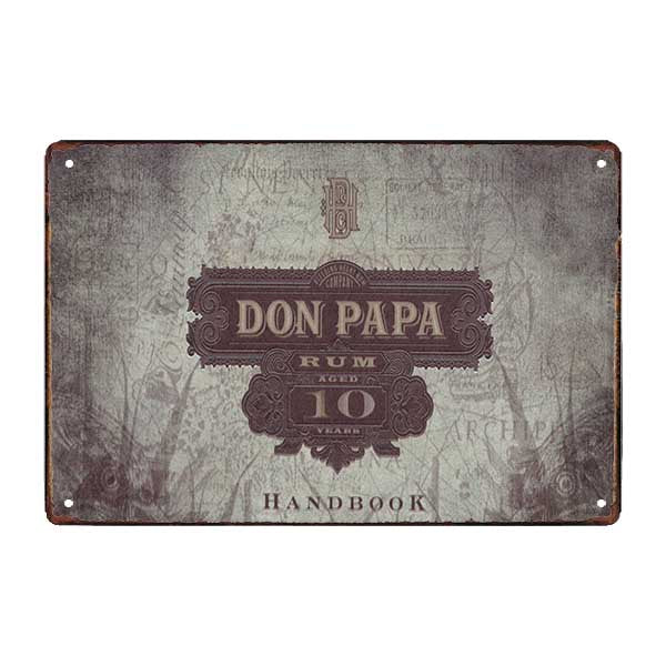 Plaque 4L rétro - Déco murale/Plaques 30x40 cm