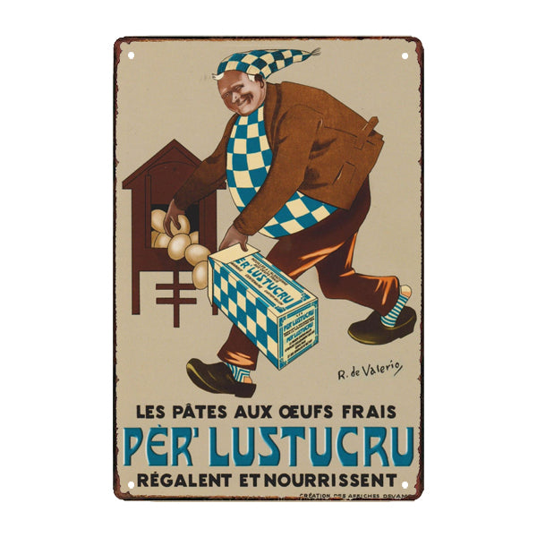 Plaque Murale En Métal Vintage Dubrovnik Croatie - Décoration Murale 20x30 Cm - Pour Cuisine, Bar, Salon