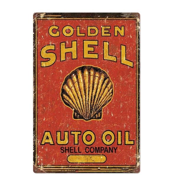 Plaque Shell Vintage | Planète Vintage